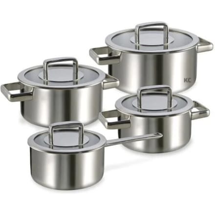 Habonne Royal Tri-Ply Kookpannenset 4 delig - RVS