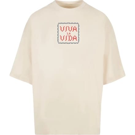 T-shirt Merchcode Frida Kahlo - Pixels viva la vida Huge