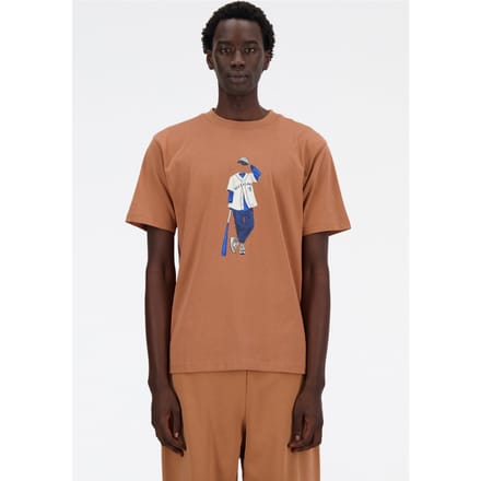 New Balance Athletics Baseball T-shirt Walnut Taglia: L | Magliette basic Outlet | Uomo | Marrone
