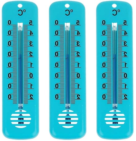 Binnenthermometer Set - Temperatuurmeter - Klimaat Bewaken - Analoge Weergave - 3 Stuks - Meerdere Kleuren
