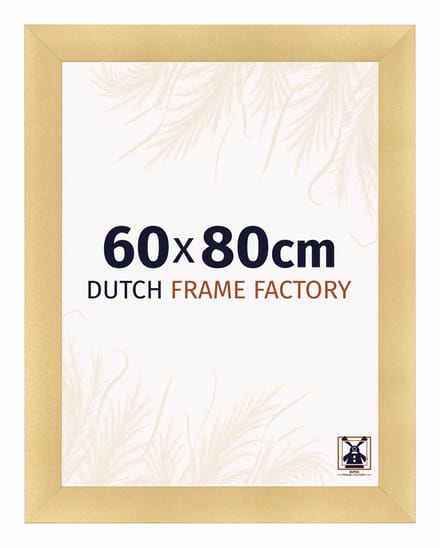 Fotolijst 60x80 cm - MDF - Goud Mat - Praag