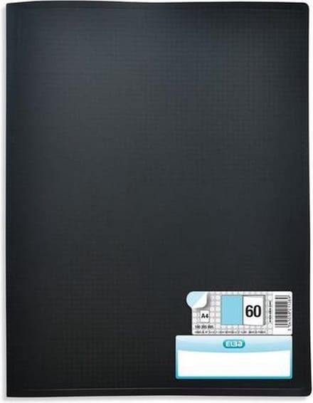 ELBA Memphis showalbum A4 60 tassen PP zwart