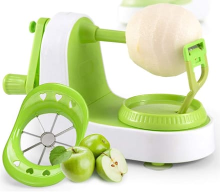 HEZIVO® Appelschilmachine - Appelschiller - Fruitschiller - 8 Mesjes