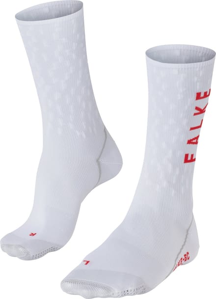 FALKE BC anti-blaar functioneel materiaal fietssokken unisex wit - maat 37-38