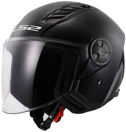 LS2 OF616 Airflow II Solid Gloss Black 06 Jethelm - Helm