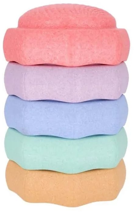 Jipy Discover Fun Stapstenen Pastel Met Sensory 5 Stuks