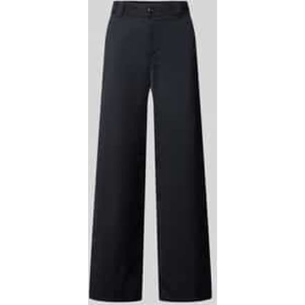 loose straight fit broek met steekzakken