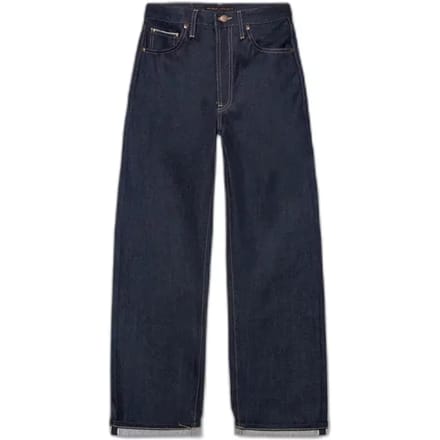 Dames Loose Jeans Nudie Jeans Clean Eileen Dry Twilight Selvage