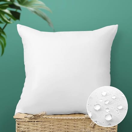 Kussenvulling Set - Binnenkussens Vierkant - Buiten Decoratie - Waterbestendige Vulling - 50x50 cm - Wit