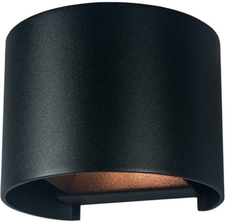Artdelight - Wandlamp Gyro B 13 cm zwart