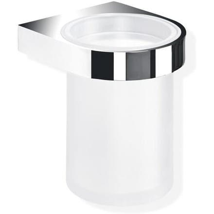 HEWI System 800 crystal glass tumbler with holder 800.04.11045