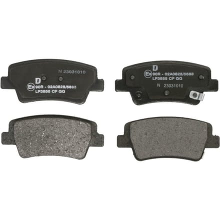 Remblokset DELPHI LP3855, achter