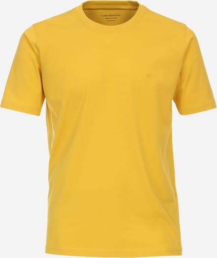CASA MODA comfort fit heren T-shirt - geel