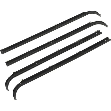 4 stuks Auto Raam Afdichtstrip E7TZ1521452A Vervanging Voor Oude Carrosserievorm Pickup Full Size Bronco black