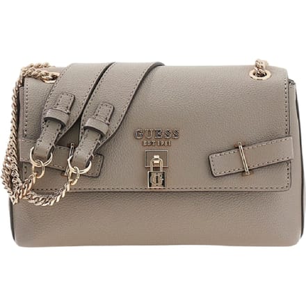 GUESS schoudertas Yesba Convertible Xbody Flap Dark Taupe