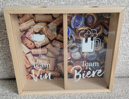 Bierdoppen en kurkenhouder