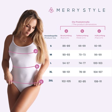 Merry Style Dames Body - Bodysuit - Lange Mouwen - Viscose - MS-MS10-BD106 - Zwart – XS