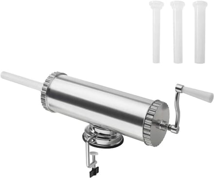 AMA® Worstenvuller - Worstenmaker - Worstenvul Machine - 58x18x22cm - Zilver