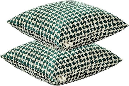 CE - Sierkussenhoes - 40x40cm - Groen Pepitka