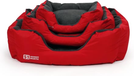 51DN - Storm Softbed - Fire red - L: 90x70x35cm