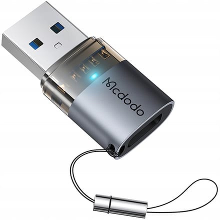 Mcdodo Adapter Usb-A 3.0 Naar Usb-C Naar Usb Type C 3A 5Gb Otg Led