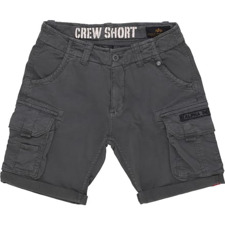 Korte herenbroek met ronde hals, vintage grijs