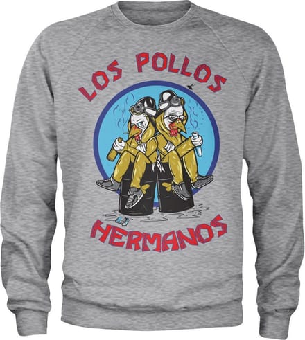 Breaking Bad Walter & Jesse Hermanos-sweatshirt, heathergrijs