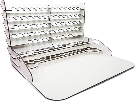 Vallejo Modelbouwdecoratie - 26014 Paint display + Work station - 50x37cm Verfrek