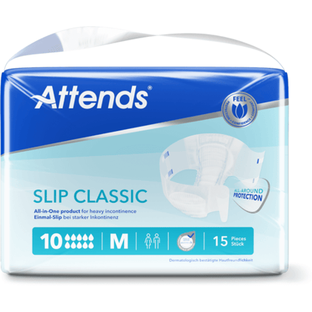 Attends Slip Classic 10 Medium - 8 pakken van 15 stuks