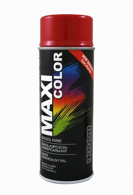 Maxi Color - Acrylverf Spray - Rood - Glans - RAL 3002