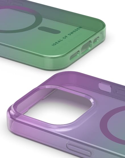 iDeal of Sweden Clear Case MagSafe iPhone 15 Pro Fluorite Ombre