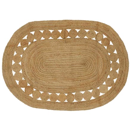 vidaXL - Vloerkleden - Naturel - 122 - x - 183 - cm - Jute