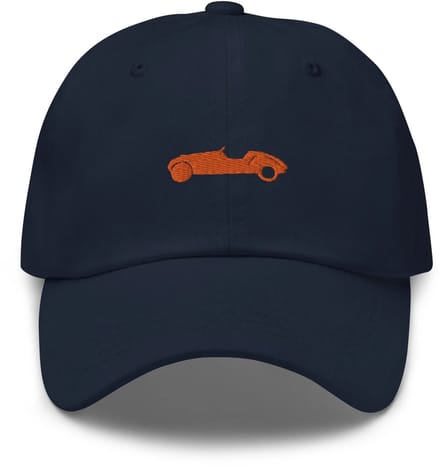 De2pktjes - Geborduurde pet Citroën Burton - Marineblauw