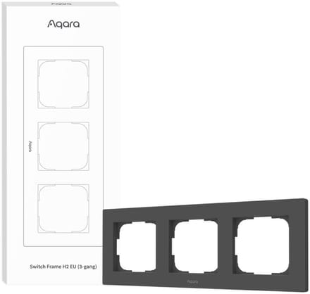 Aqara Switch Frame H2 EU Grey (3-gang)