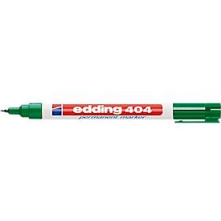 Markers edding 404, met fijne punt, groen, 10 stuks
