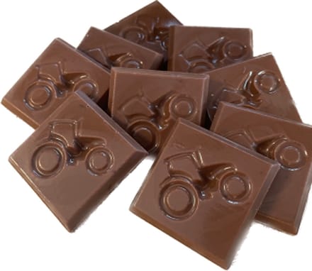 Callebaut - Chocolade tractor - Drie smaken - 32 stuks