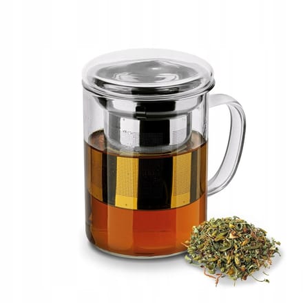 Glazen Theemok met RVS Infuser, 350ml - Konighoffer Cortese