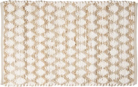 Clayre & Eef Vloerkleed 60x90 cm Bruin Katoen