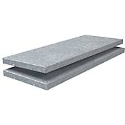 Legbord, voor legbordstelling, 800 x 300 mm, gegalvaniseerd, 2 stuks