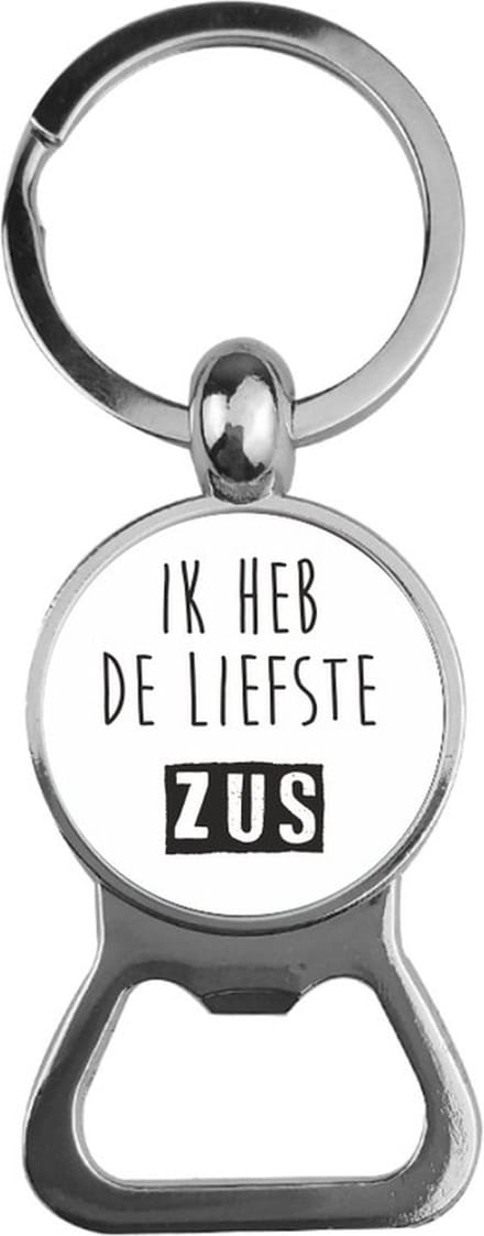 Bieropener Glas -  Ik Heb De Liefste Zus