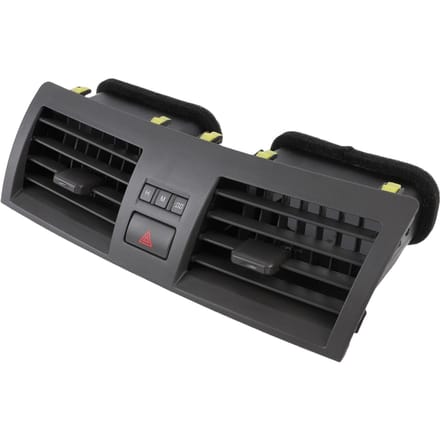 Panneau d'aérateur de prise AC de tableau de bord central 55660 06100 Panneau de grille de sortie d'insert de climatisation de console centrale Remplacement gray