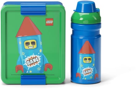 Lego - Lunchset Rocket - Polypropyleen - Blauw -