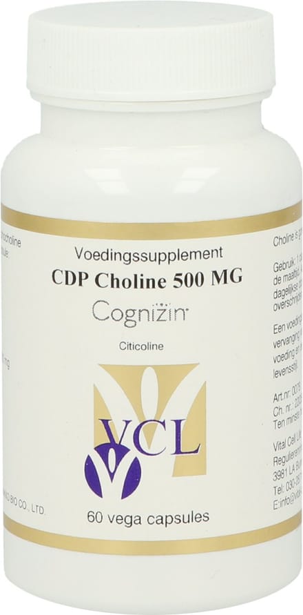 Vital Cell Life CDP choline 500mg 60 Vegetarische capsules