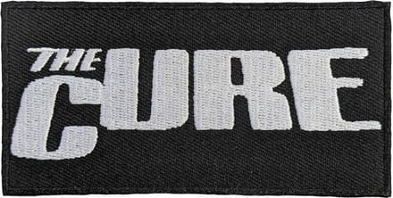 The Cure - Logo Patch - Zwart
