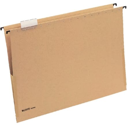 Leitz Alpha® A3 Hangmap met Balg - 25 Stuks - V-bodem - Natuurbruin