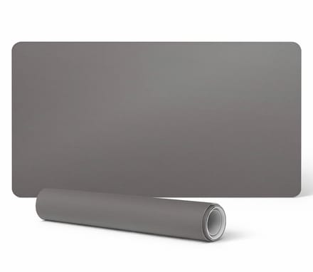 Antislip bureauonderlegger met print, grijs, 90x45 cm