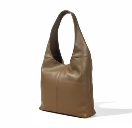 Gina Leren tas- schourdertas in COGNAC echt leer bij Bibossline