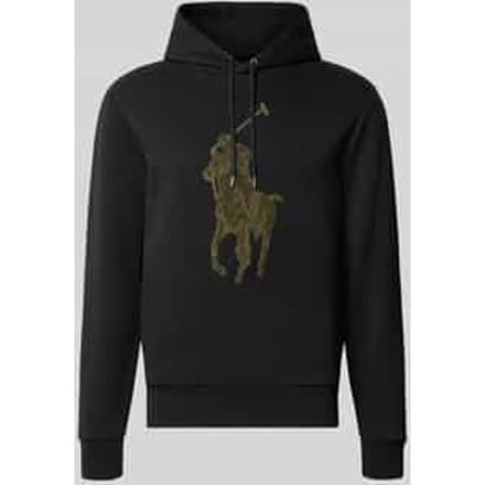 regular fit hoodie van katoenmix