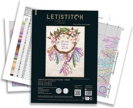 Leti Stitch All your Dreams are Possible L440 borduurpatroon
