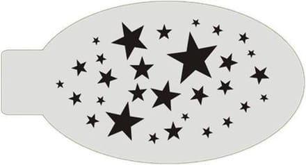 Schmink Sjabloon BadAss 1039 Stars
